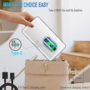 Hanglow Car Vanity Mirror With Lights Makeup Mirror with 3 Light Modes