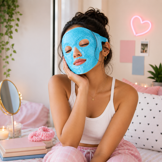 Hanglow ICE Face Mask Cold Face Eye Masks Cooling Face Mask