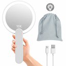 Hanglow Travel Mirror Travel Makeup Mirror Handheld Mirror with Light Vanity Light