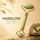 Hanglow Jade Roller & Gua Sha Set – Facial Massage & Skin Glow Tool